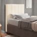 Cabeceira Solteiro Cama Box 90cm para Quarto Malibu Suede Bege M11 - D'Rossi