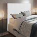 Cabeceira Stambul Para Cama Box Casal 140 cm Corino Branco - D'Rossi
