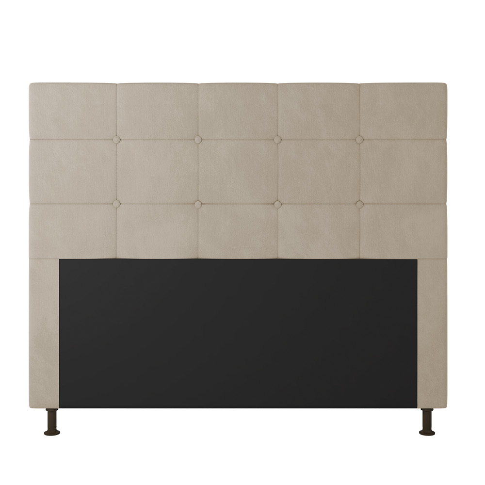 Cabeceira Stambul Para Cama Box Casal 140 cm Suede - D'Rossi