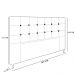 Cabeceira Stambul Para Cama Box King 195 cm Suede Bege - D'Rossi