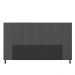 Cabeceira Stambul Para Cama Box King 195 cm Suede Grafite - D'Rossi