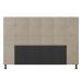 Cabeceira Stambul Para Cama Box Queen 160 cm Suede Bege - D'Rossi