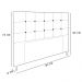 Cabeceira Stambul Para Cama Box Queen 160 cm Suede Bege - D'Rossi