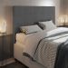 Cabeceira Stambul Para Cama Box Queen 160 cm Suede Grafite - D'Rossi
