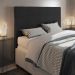 Cabeceira Stambul Para Cama Box Queen 160 cm Suede Preto - D'Rossi