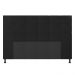 Cabeceira Stambul Para Cama Box Queen 160 cm Suede Preto - D'Rossi