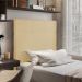 Cabeceira Stambul Para Cama Box Solteiro 90 cm Corino Bege - D'Rossi