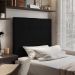Cabeceira Stambul Para Cama Box Solteiro 90 cm Corino Preto - D'Rossi