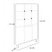 Cabeceira Stambul Para Cama Box Solteiro 90 cm Suede Preto M11 - D'Rossi
