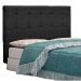 Cabeceira Tóquio para Cama Box Queen 160 cm Suede Preto D'Rossi