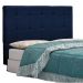 Cabeceira Tóquio para Cama Box Solteiro 100 cm Suede Azul Marinho D'Rossi