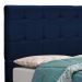 Cabeceira Tóquio para Cama Box Solteiro 100 cm Suede Azul Marinho D'Rossi