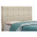 Cabeceira Tóquio para Cama Box Solteiro 100 cm Suede Bege D'Rossi