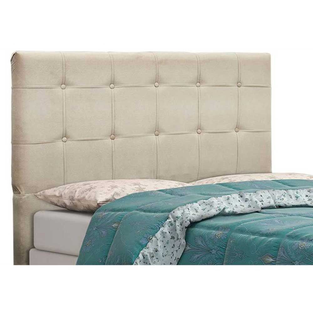 Cabeceira Tóquio para Cama Box Solteiro 100 cm Suede Bege D'Rossi
