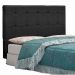 Cabeceira Tóquio para Cama Box Solteiro 100 cm Suede Preto D'Rossi