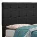 Cabeceira Tóquio para Cama Box Solteiro 100 cm Suede Preto D'Rossi