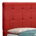 Cabeceira Tóquio para Cama Box Solteiro 100 cm Suede Vermelho D'Rossi