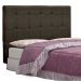 Cabeceira Tóquio para Cama Box Solteiro 90 cm Suede Marrom D'Rossi