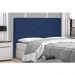Cabeceira Tania Para Cama Box Casal 140 cm Suede Azul Marinho - D'Rossi