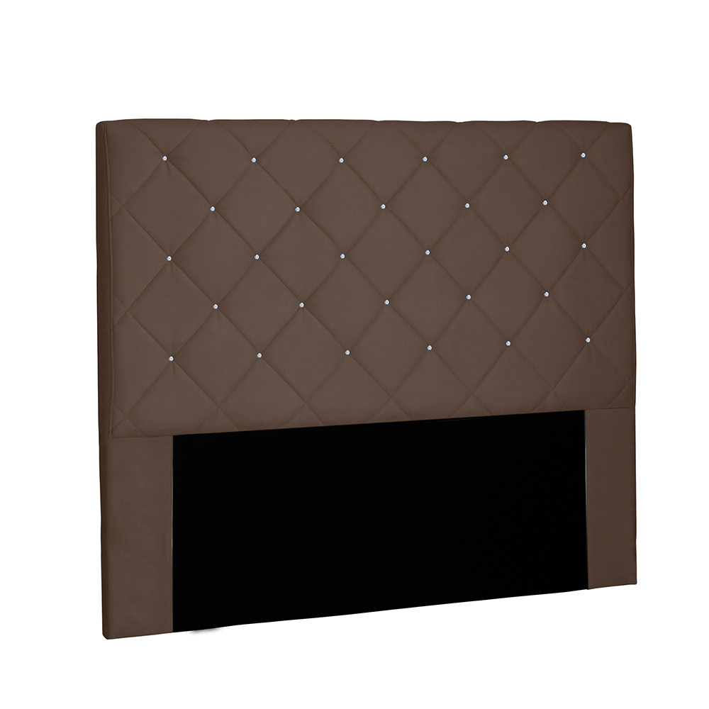 Cabeceira Tania Para Cama Box Queen 160 cm Suede Caramelo - D'Rossi