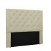 Cabeceira Tania Para Cama Box Solteiro 90 cm Corino Bege  - D'Rossi