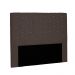 Cabeceira Tania Para Cama Box Solteiro 90 cm Suede Café - D'Rossi