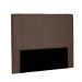 Cabeceira Tania Para Cama Box Solteiro 90 cm Suede Caramelo - D'Rossi