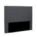 Cabeceira Verona Para Cama Box Casal 140 cm Suede Cinza - D'Rossi