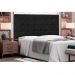Cabeceira Verona Para Cama Box King 195 cm Corino Preto - D'Rossi