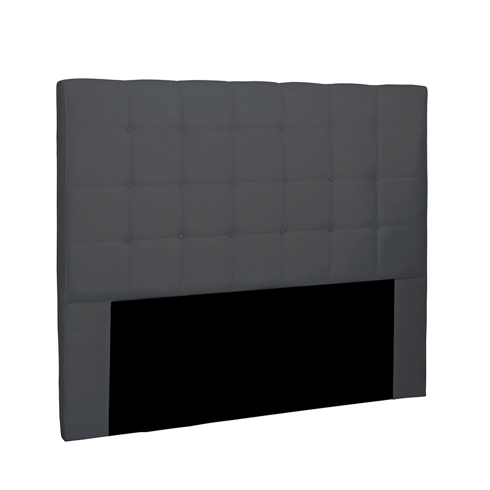 Cabeceira Verona Para Cama Box King 195 cm Suede Cinza - D'Rossi