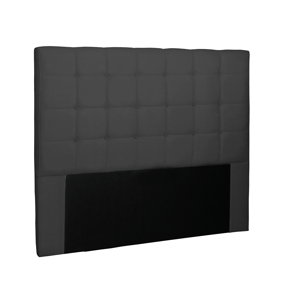 Cabeceira Verona Para Cama Box King 195 cm Suede Preto - D'Rossi