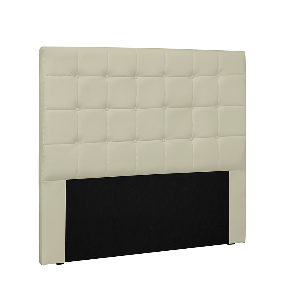 Cabeceira Verona Para Cama Box Solteiro 90 cm Corino Bege - D'Rossi