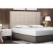 Cabeceira Verona Para Cama Box Solteiro 90 cm Suede Bege - D'Rossi