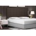 Cabeceira Verona Para Cama Box Solteiro 90 cm Suede Café - D'Rossi