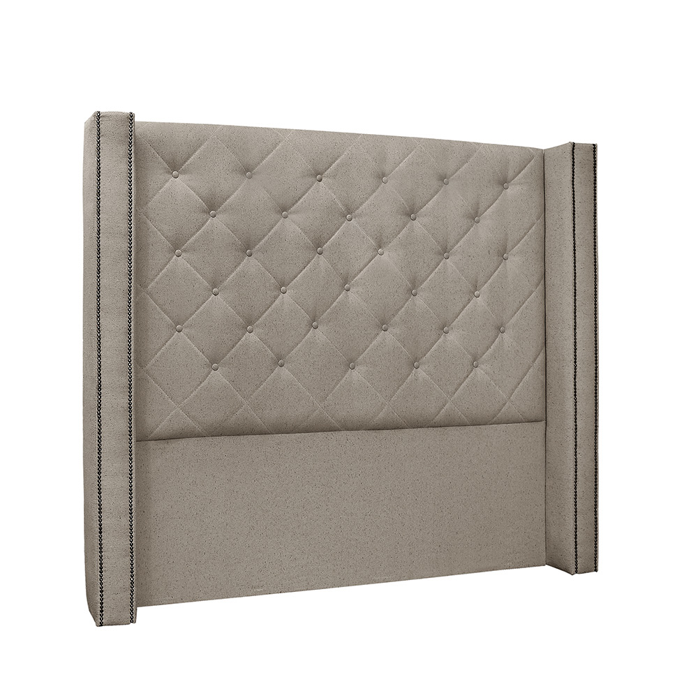 Cabeceira Vicenza Para Cama Box Casal 140 cm Linho Areia - D'Rossi