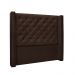 Cabeceira Vicenza Para Cama Box Casal 140 cm Suede Café - D'Rossi