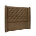 Cabeceira Vicenza Para Cama Box Casal 140 cm Suede Caramelo - D'Rossi
