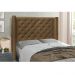 Cabeceira Vicenza Para Cama Box Casal 140 cm Suede Caramelo - D'Rossi