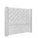 Cabeceira Vicenza Para Cama Box Solteiro 90 cm Corino Branco - D'Rossi