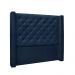 Cabeceira Vicenza Para Cama Box Solteiro 90 cm Suede Azul Marinho - D'Rossi