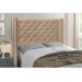 Cabeceira Vicenza Para Cama Box Solteiro 90 cm Suede Bege - D'Rossi
