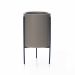 Cachepot Cinza com Suporte em Metal G 15X8 cm - D'Rossi