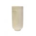 Cachepot Decorativo Rosto em Cerâmica Areia 28x13 cm - D'Rossi