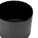 Cachepot Decorativo de Metal 3D Preto 17x22 cm - D'Rossi