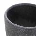 Cachepot Decorativo em Cerâmica Flocos Preto 14x11 cm - D'Rossi