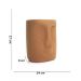Cachepot Decorativo em Cerâmica Rosto Terracota 17x14 cm - D'Rossi