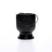 Cachepot Rosto com Óculos em Cerâmica Preto 11,8x9,8 cm - D'Rossi