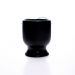 Cachepot Rosto com Óculos em Cerâmica Preto 11,8x9,8 cm - D'Rossi
