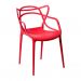 Cadeira Allegra Sala de Jantar Vermelho - D'Rossi