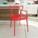Cadeira Allegra Sala de Jantar Vermelho - D'Rossi